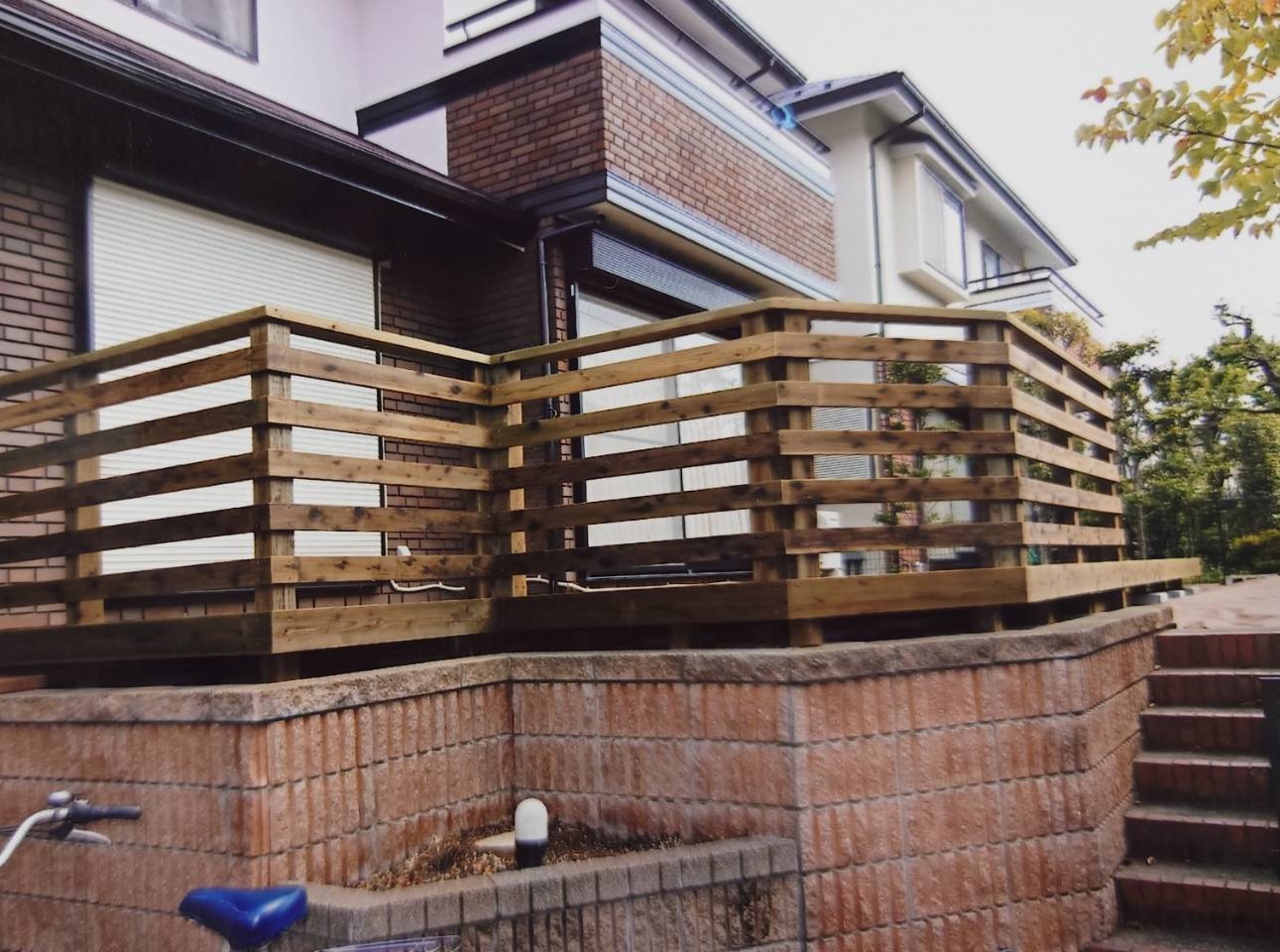 木製フェンス、ウッドフェンス、LBウッド、特許材、町田市、エクステリア、外構