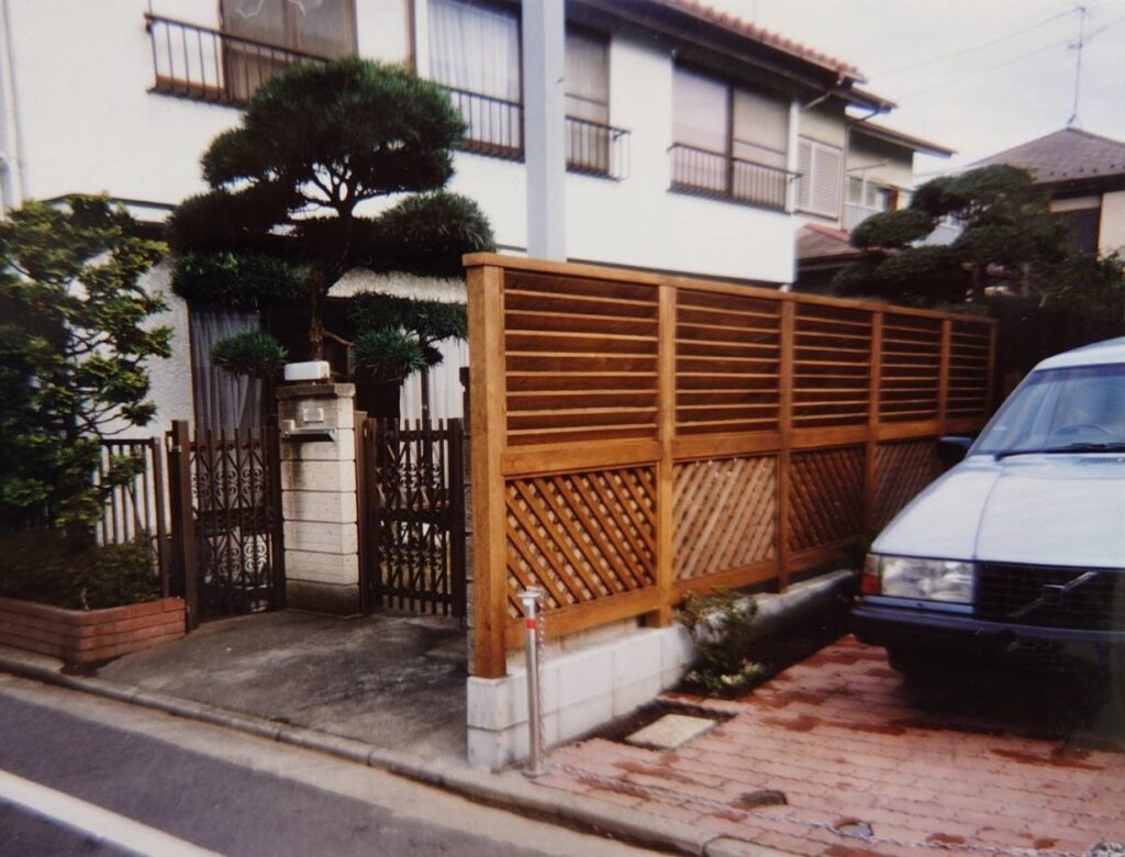 八王子市のウッドフェンス