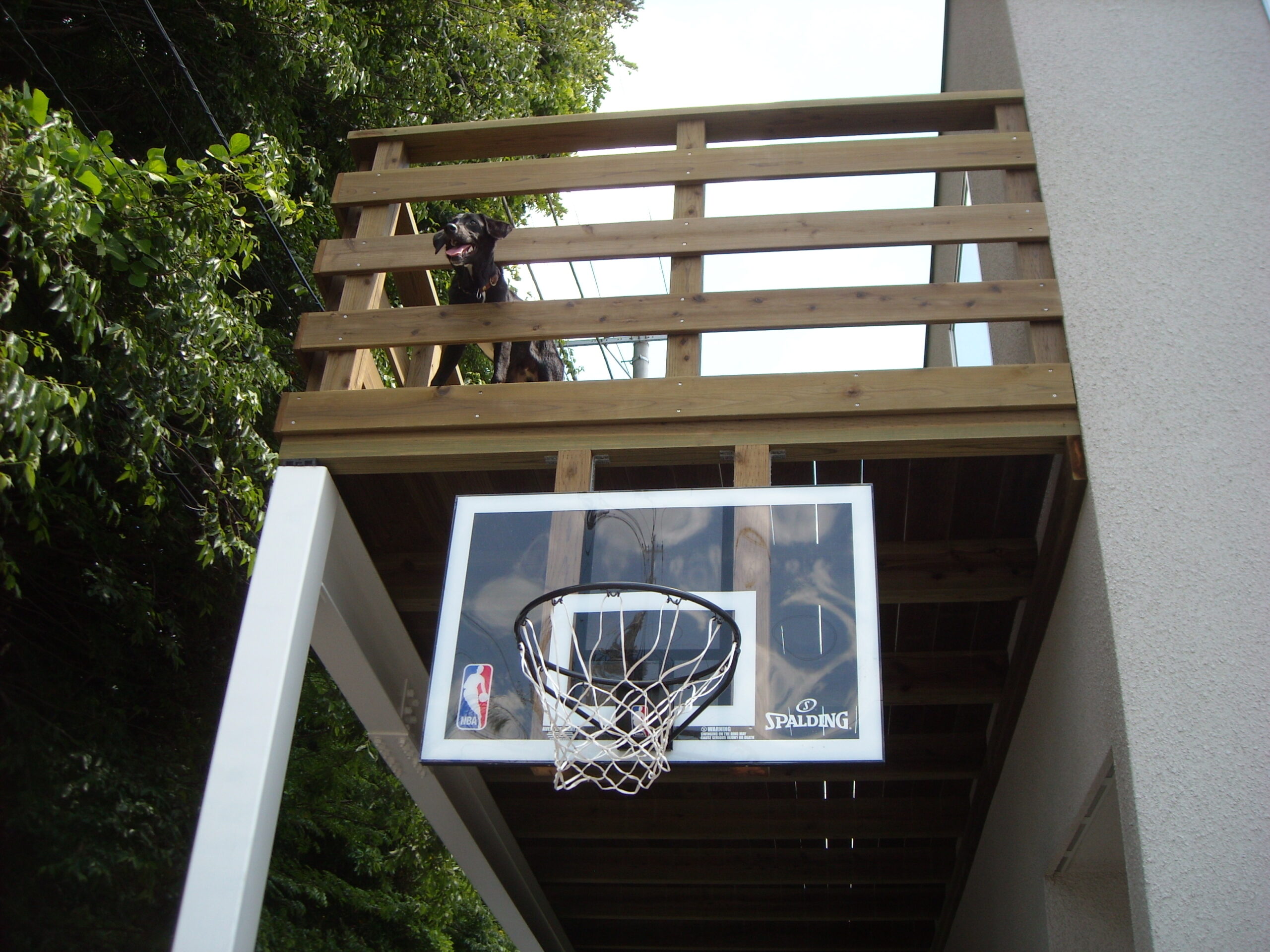 習志野市の車庫上デッキ(ガレージデッキ)