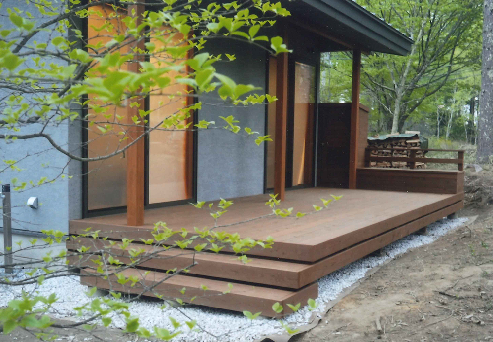 No.374　エルビーニュース　長野県原村　ウッドデッキ施工　無料相談・見積もり